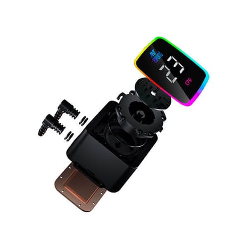 Ant Esports ICE-Flow 240 ARGB 240mm CPU Liquid Cooler (Black)